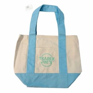 2026 Trader Joe’s Mini Tote Bag - Pastel Blue